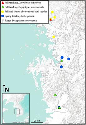 Interspecific Variation in Seasonal Migration and Brumation Behavior in Two Closely Related Species of Treefrogs